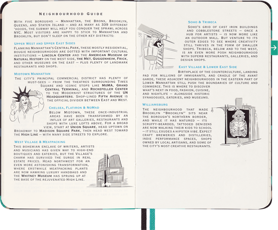 New York Travel Guide LUXE x Moleskine New York City Notebook, Hard Cover, New York - Side view