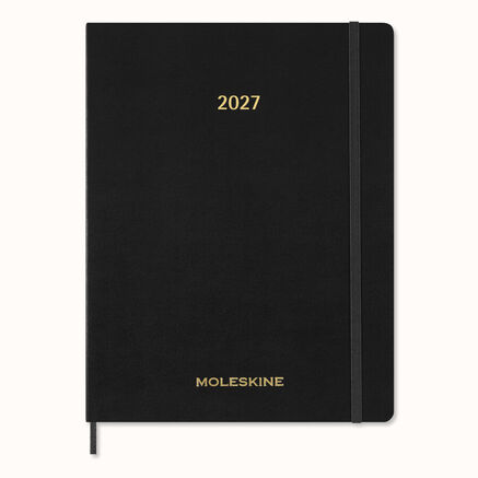 ESSENTIAL PLANNER WKLY VERT XXL BLACK