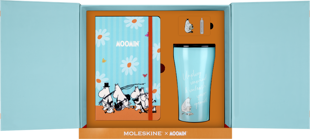 BUNDLE - NTBK + TUMBLER + PIN MOOMIN