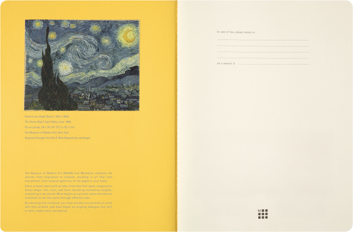 MOMA VAN GOGH BUNDLE SET OF 3 CAHIER PEN