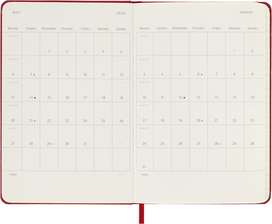 12M WKLY NTBK PK S.RED HARD