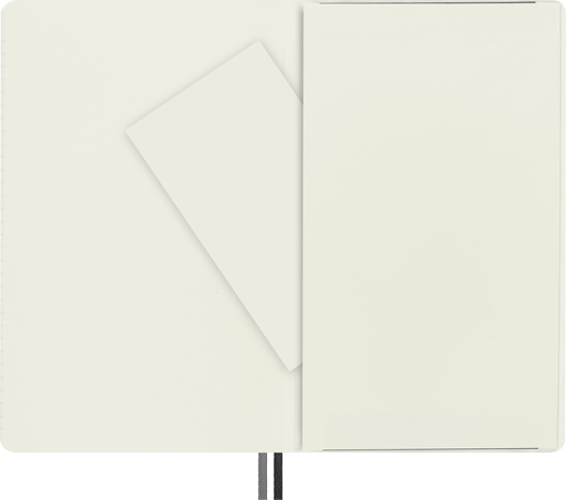 Classic Notebook Expanded Soft Cover, Black - Side view