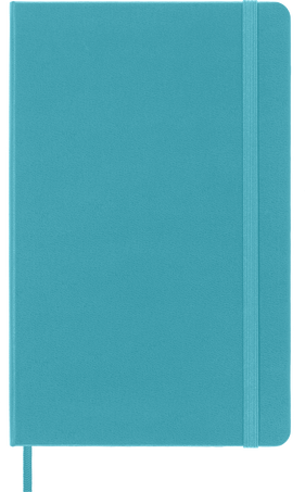 Classic Notebook Hard Cover, Reef Blue - Front view