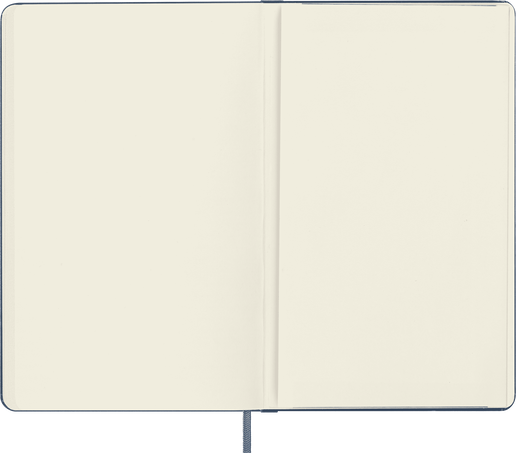 Smart notebook Large Hard cover, ruled, サファイアブルー - 横