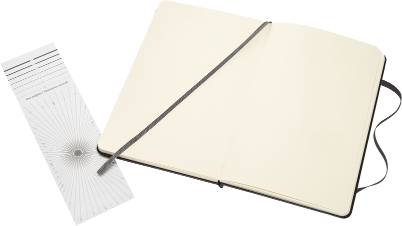 Sketchbook Art Collection, Black - Back view