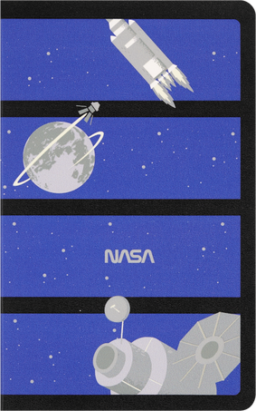 NASA-inspired Limited Edition Volant Journal Large, plain - Front view