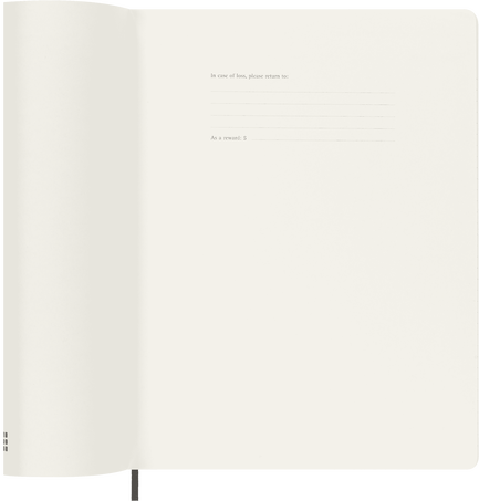 Classic Planner 2024 Monthly, soft cover, 12 months, ブラック - 横
