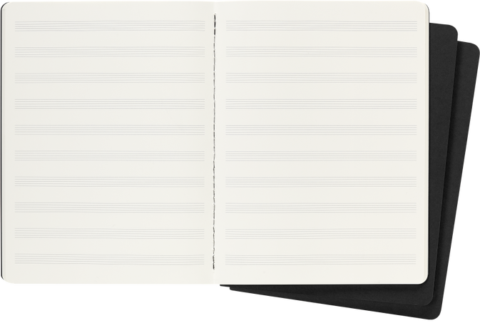 ART CAHIER MUSIC XL BLACK
