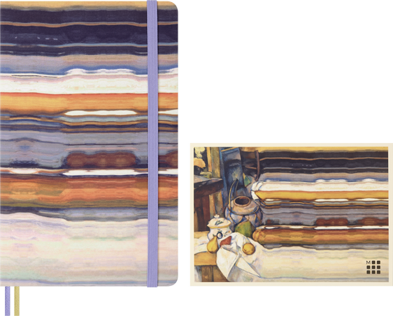 Impressions of Impressionism Undated Planner Large, 12-Month Weekly Planner, Fabric Hardcover - Side view