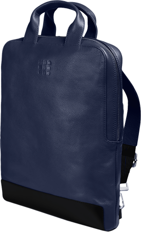 バーチカル（縦型）デバイスバッグ - 15インチ CLASSIC LTH DEVICE BAG VERT SAP.BLUE