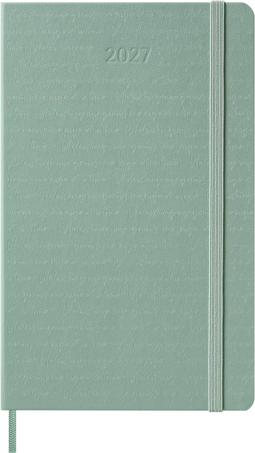 12M WKLY NTBK LG HARD SAGE GREEN + TEXT