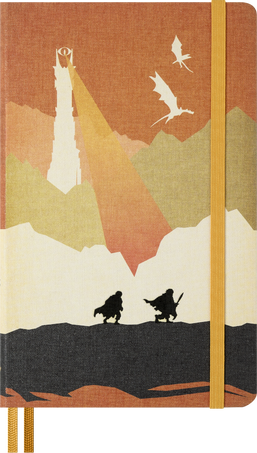 LE LOTR NTBK LARGE RUL FRODO SAM W/BOX