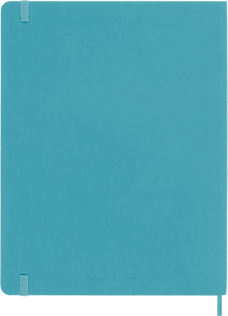 Classic Notebook Soft Cover, Reef Blue - Side view