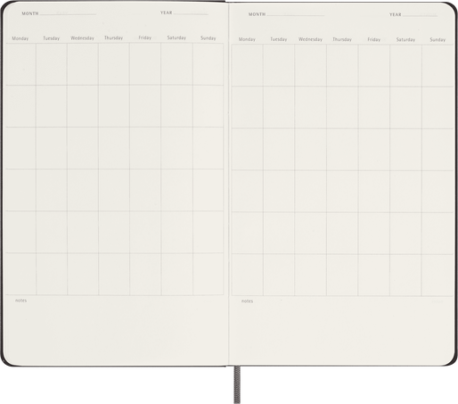 UNDATED WKLY NTB LG BLACK