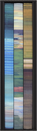 Impressions of Impressionism ギフトボックス - ノートブック ラージサイズ、ハードカバーノートブック3冊 - 横