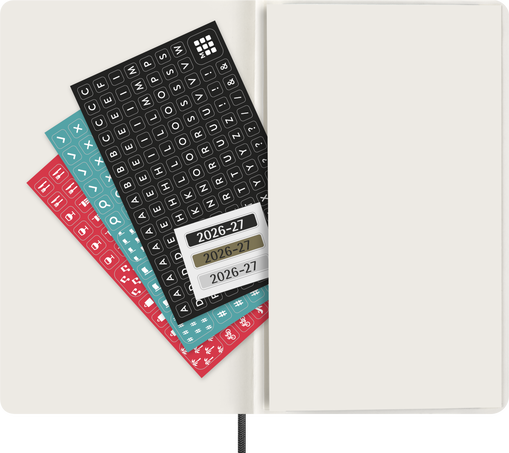 18M WKLY NTBK LG BLK SOFT