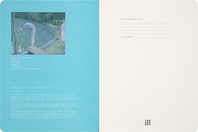 CAHIERS XL RULED - MUSEE D'ORSAY SKU5