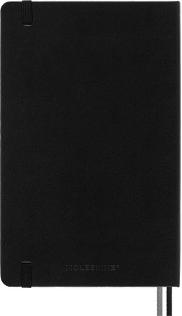 Classic Notebook Expanded Hard Cover, Black - Side view