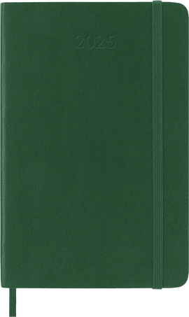 Classic Planner 2025 Pocket Daily, soft cover, 12 months, Myrtle Green - Front view