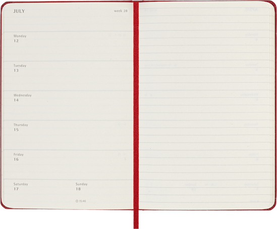 18M WKLY NTBK PK S.RED HARD