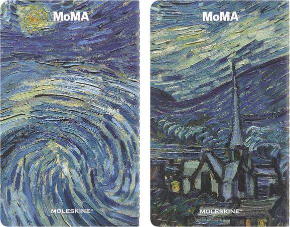 MOMA VAN GOGH SET OF 2 CAHIER L PLAIN