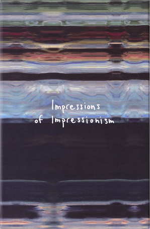 Impressions of Impressionism ノート ラージ、罫線入り、ファブリック製ハードカバー - 正面
