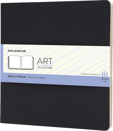 ART CAHIER SKETCH ALBUM SQRD BLACK