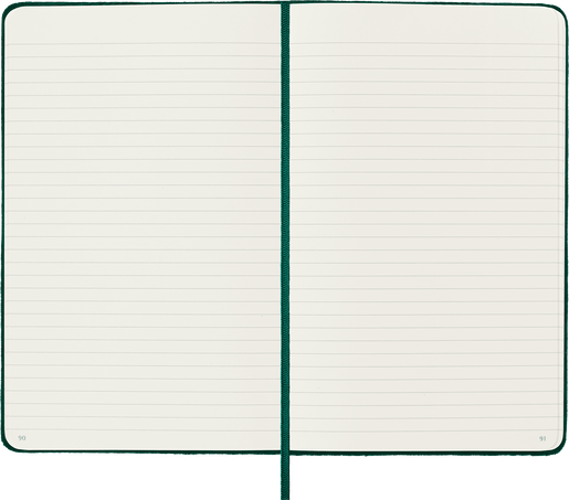 Velvet Notebook グリーン - 横