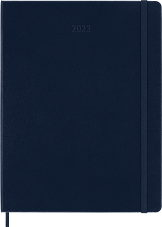 Classic Planner 2023 Weekly 12-Month, Sapphire Blue - Front view