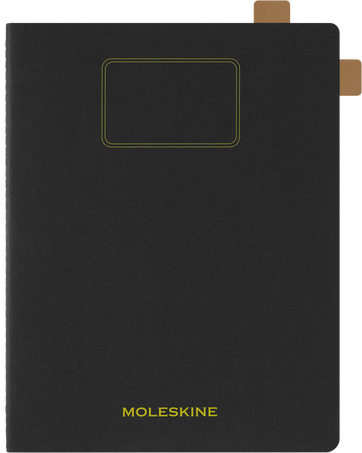 スチューデントカイエジャーナル 3冊セット、XXL、無地、ブラック、ブルー、グリーン, マルチカラー - 横