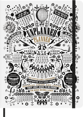 Moleskine x Lorenzo Petrantoni Planner Unplanned Planner - Front view