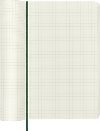 Classic Notebook Soft Cover, Myrtle Green - Side view