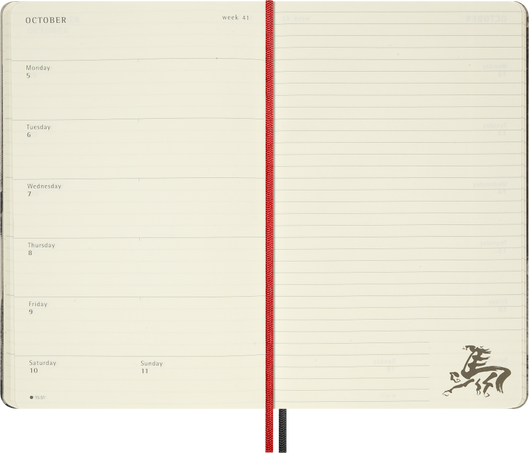 HORSE – 12M WKLY PLANNER BOX_CALLIGRAPHY