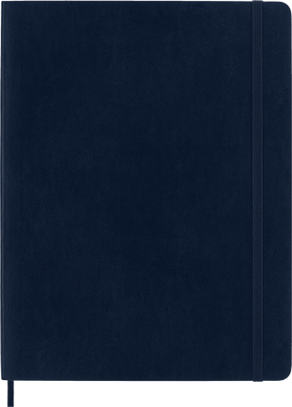 Classic Notebook Soft Cover, Sapphire Blue - Front view