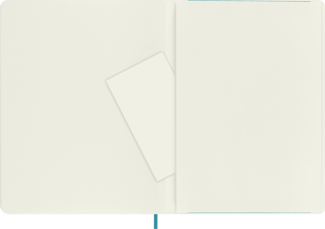 Classic Notebook Soft Cover, Reef Blue - Side view