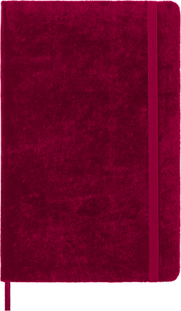 Velvet Notebook Red - Front view