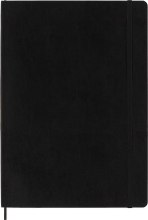 Classic Notebook Soft Cover, Black - Front view