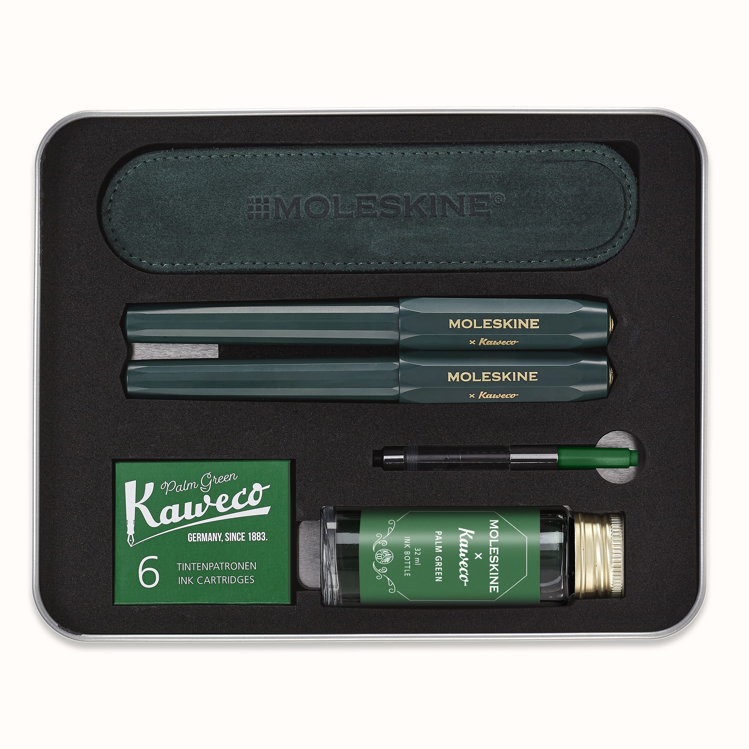 Fountain Pen and Rollerball Pen Set Moleskine x Kaweco Black Moleskine